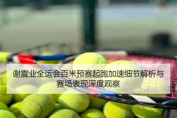 谢震业全运会百米预赛起跑加速细节解析与赛场表现深度观察